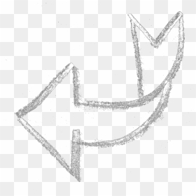 Arrow-left - White Curved Arrow Transparent, HD Png Download - top arrow png