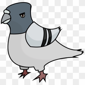 Pidgeons Clipart Logo - Angry Pigeon Clip Art, HD Png Download - pigeon logo png