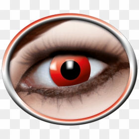 Red Contact Lenses - Oog Lenzen, HD Png Download - red eye lens png