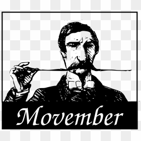 Movember Mustache Logo Clip Arts - Clip Art, HD Png Download - mustache logo png
