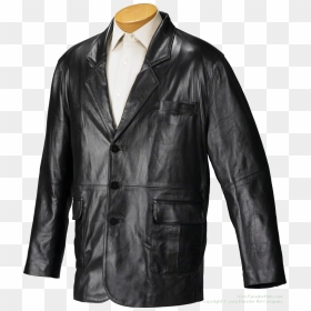 Blazer Leather Jacket For Men - Leder Smoking, HD Png Download - blazer for men png