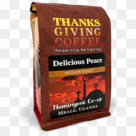 Thanksgiving Coffee Delicious Peace Medium Roast - Echo Bazaar, HD Png Download - coffee beans cup png