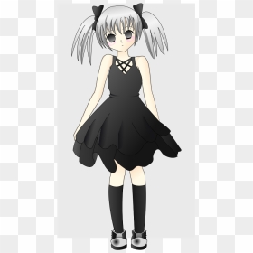Cute Little Anime Girl, HD Png Download - fashion girl clipart png