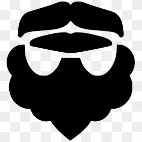 Beard And Moustache Ii - Beard, HD Png Download - mustache logo png