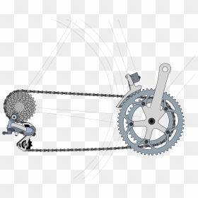Bicycle Gears, HD Png Download - bike front png