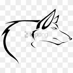 Free Png Wolf Tattoo Simple Png Image With Transparent - Simple Wolf Tattoo Design, Png Download - transparent tattoo designs png