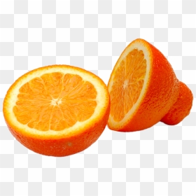 Orange Food In Half Transprent Png Free - Orange Cut In Half Png, Transparent Png - orange png images