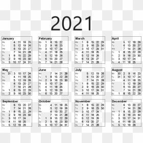 Calendar 2021 Png Free Download - Calendar, Transparent ...