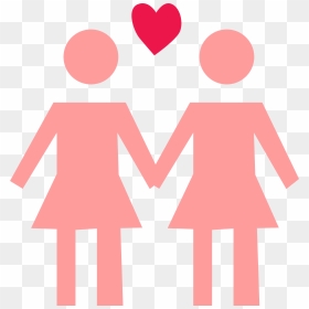Clipart Png Couple - Lesbian Png, Transparent Png - couple clipart png