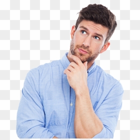 Thinking Man Png Free Download - Person Thinking Png Transparent, Png Download - man png images