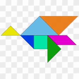 Tangram Flying Bird Clipart - Different Types Of Tangrams, HD Png Download - flying bird clipart png