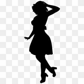 Fashion Woman Clip Arts - Woman Silhouette Icon Png, Transparent Png - fashion girl clipart png