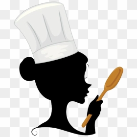 Woman Her Cooking Hand Chef Spoon In Clipart - Transparent Female Chef Png, Png Download - spoon clipart png