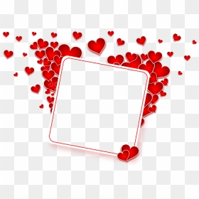 Heart Frame Hd - Love Transparent Photo Frame Png, Png Download - heart images hd png