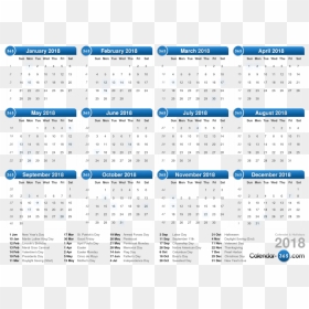 2020 Calendar With Caribbean Holidays, HD Png Download - calendar images png