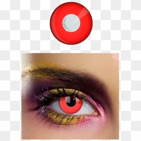 Pink Eye Contact Lenses, HD Png Download - red eye lens png