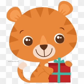 Baby Tigger Gift Clipart Png Picture - Dog Miss Kate Cuttables, Transparent Png - gifts clipart png
