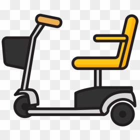 Mobility Scooter Clipart, HD Png Download - scooter clipart png