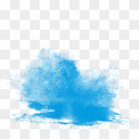 Blue Smoke Png - Holi Blue Color Png, Transparent Png - water effects png