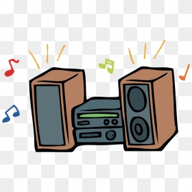 Stereo Clipart, HD Png Download - music speakers png