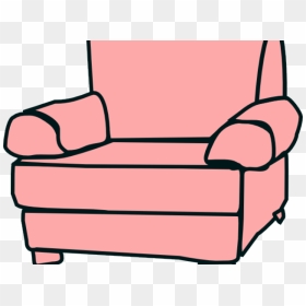 Couch Clipart Single Sofa - Transparent Armchair Clipart, HD Png Download - single sofa png