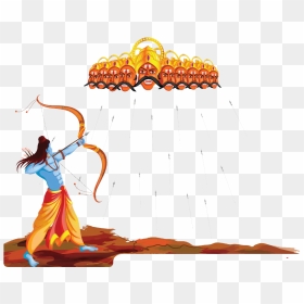 Vijayadashami Png Clipart Background - Happy Dussehra Wishes 2019, Transparent Png - vijayadashami png