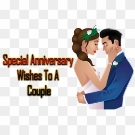 Special Anniversary Wishes To A Couple Png Clipart - Wedding, Transparent Png - couple clipart png
