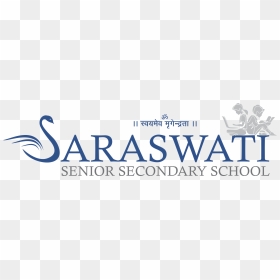 Saraswati Sr Sec School Logo, HD Png Download - sarswati png