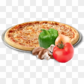 Garden Vegetable Pizza - Cheese Pizza Transparent, HD Png Download - veg pizza png