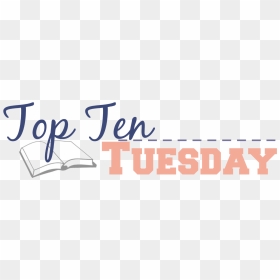 Top Ten Tuesday - Open Book Clip Art, HD Png Download - open book clipart png