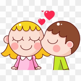 Happy Couple Clipart - Kiss Png Clipart, Transparent Png - couple clipart png