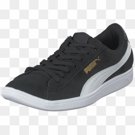 Puma Vikky Puma Black-puma White - Skate Shoe, HD Png Download - puma white logo png