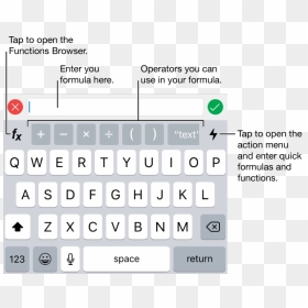 Iphone Keyboard Png - Waking Up To This Message, Transparent Png - keyboard png images