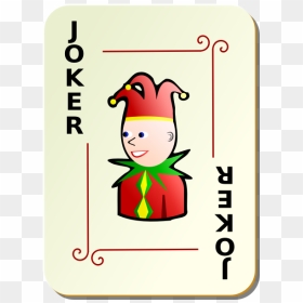 Black Joker Playing Card Vector Image - Red Joker Playing Card, HD Png Download - joker vector png