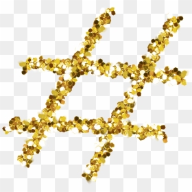 #hashtag #golden #sparkles - Art, HD Png Download - golden sparkles png