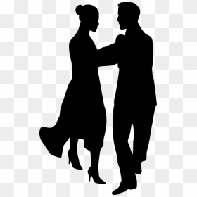 Dance Couple Clipart Silhouette Transparent - Prom Dancing Silhouette Couple, HD Png Download - couple clipart png