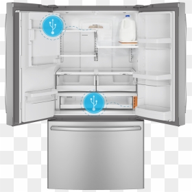 Transparent Fridge Smart - Refrigerator, HD Png Download - lg fridge png