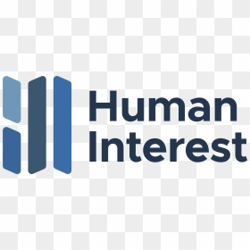 Human Interest Full Logo For Light Backgrounds@2x - Human Interest 401k Logo, HD Png Download - light blue background png