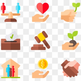 Peace & Human Rights 50 Free Icons - Human Rights Vector Png, Transparent Png - right png icon