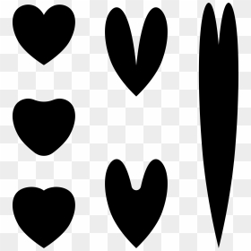 Various Heart Shapes Clip Arts - Heart, HD Png Download - heart shapes png