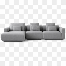 White Sofa Png, Transparent Png - white sofa png