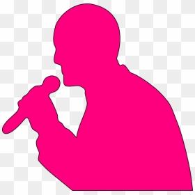 Singing Man Clip Art At Clker - Microphone Clip Art, HD Png Download - singer vector png