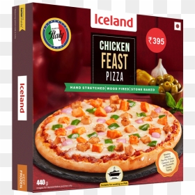 Chicken Feast Pizza - Iceland Pizza In India, HD Png Download - veg pizza png