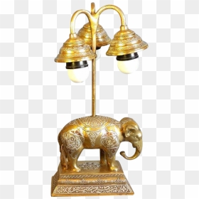 Indian Elephant, HD Png Download - indian traditional lamps png