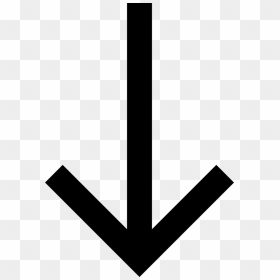Down Arrow Direction - Icon Arrow Pointing Down, HD Png Download - direction arrow png