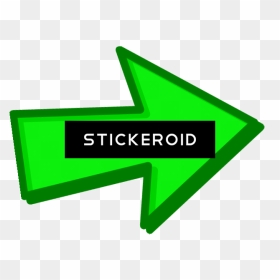Green Arrow Direction - Next Page Image Button, HD Png Download - direction arrow png