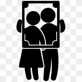 Couple Portrait With Frame - Kata Kata Untuk Suami Yang Cuek, HD Png Download - portrait frame png
