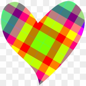 Colorful Heart Shaped Clipart - Colorful Heart Clipart, HD Png Download - heart shapes png