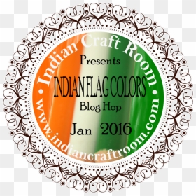 Icr ~ Indian Flag Colors Twist ~ Blog Hop Jan - Circle, HD Png Download - indian flag circle png