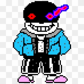 Dusttale Sans Sprite Pixel - Transparent Sans Blue Eye Png, Png Download - sans.png